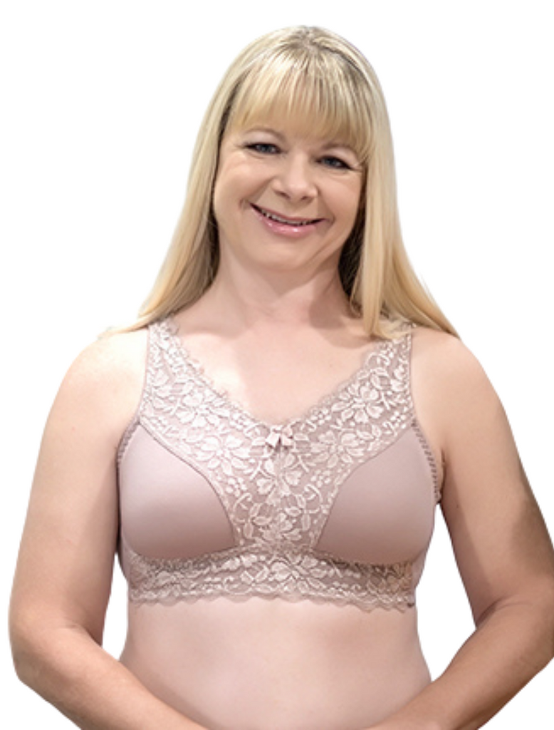 American Breast Care 503 Embrace Bra, Soft Mocha