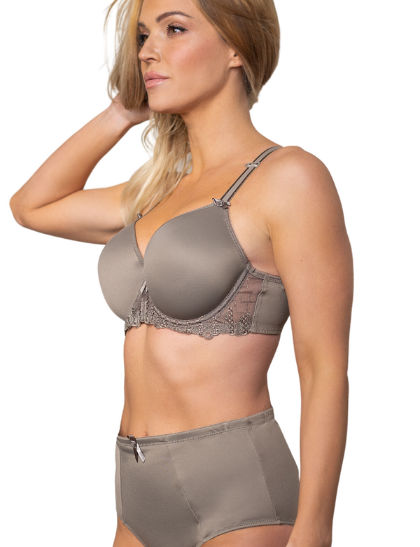 Fit Fully Yours Elise Brief, Dark Taupe