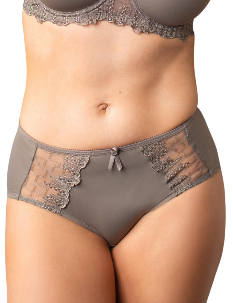 Fit Fully Yours Elise Brief, Dark Taupe