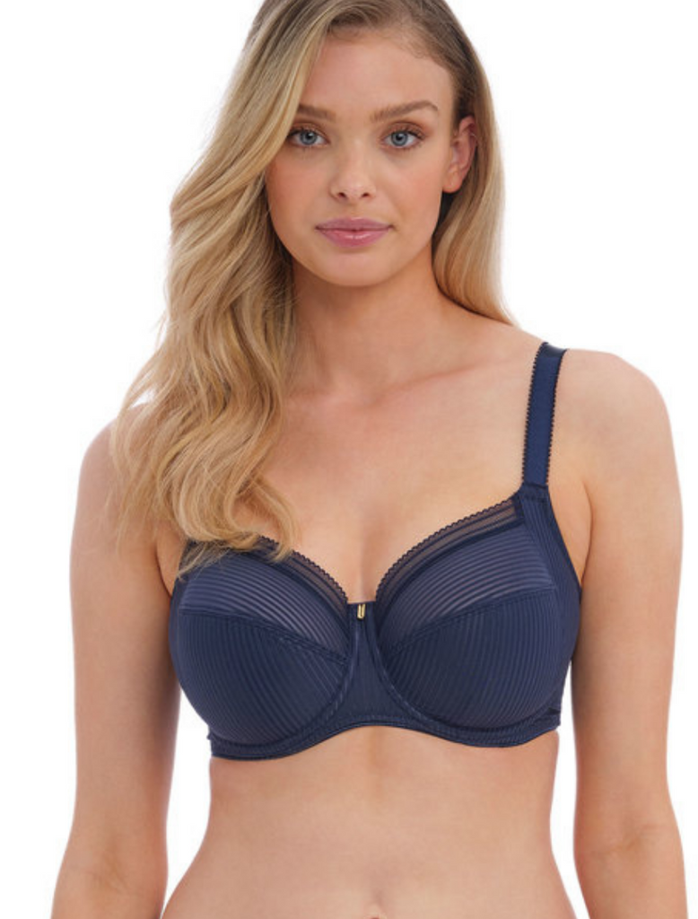 Fantasie Fusion Bras Underwire Full Cup Bra With Side Support | Navy Bra | Fusion Bra In Navy