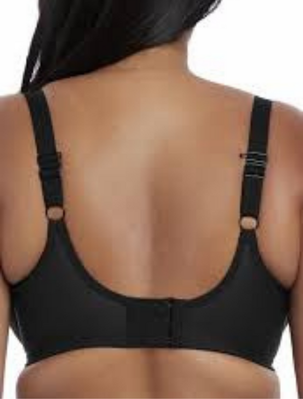 Elomi Lydia Sujetador sin banda con aros, negro