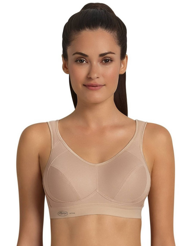 The Anita Maximum Support and Extreme Control Wire Free Sports Bra in  desert
