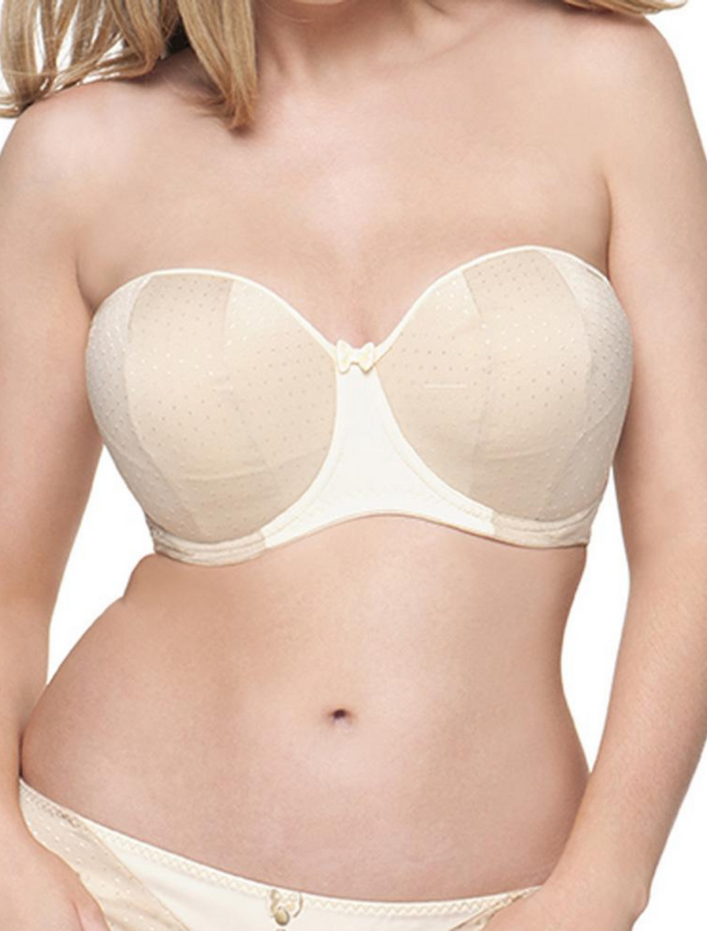 Nude Lace Moulded Underwired Multiway Bra With Removable Straps