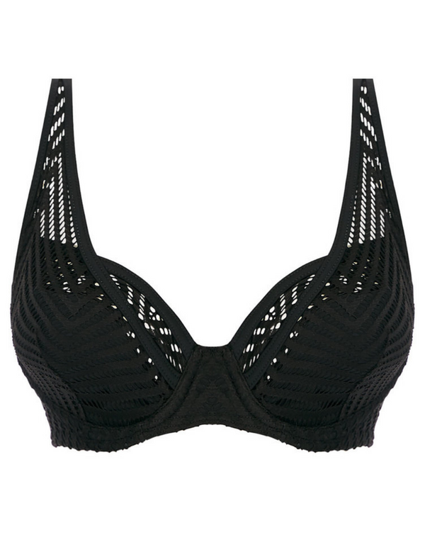 Freya Urban Underwire High Apex Bikini Top | New Black Bikini