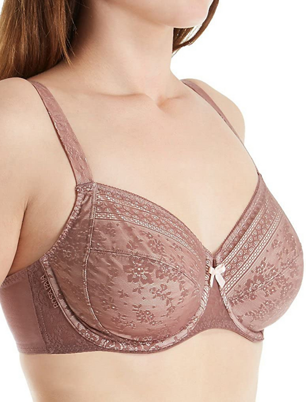 Anita Rosa Faia Fleur Underwire Side Support Bra, Berry