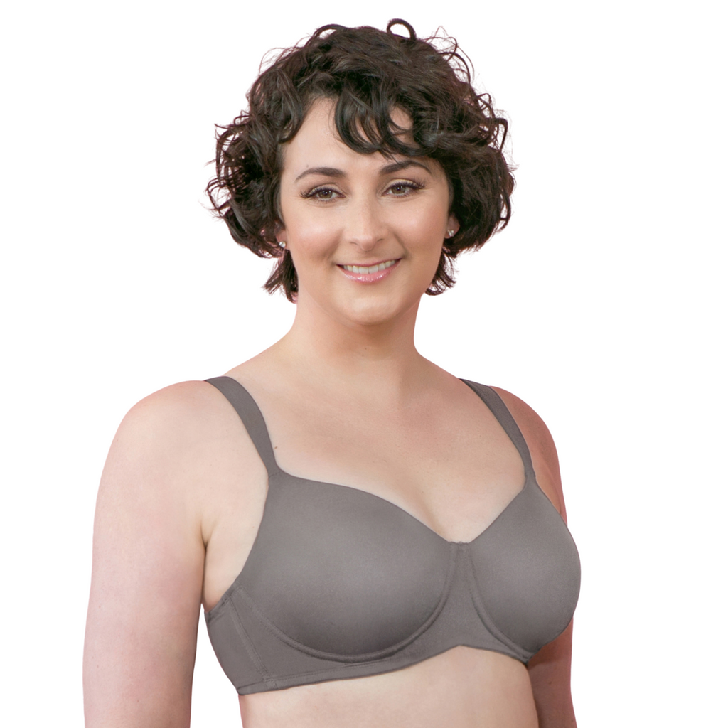 American Breast Care 516 Silhouette Bra, Cool Grey