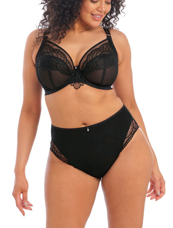 Elomi Priya Full Brief Panties , Black