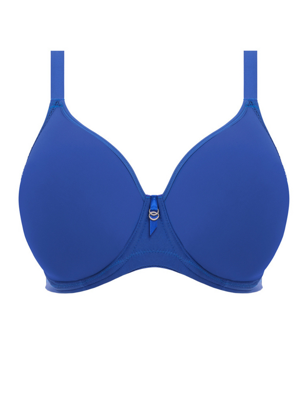 Elomi Bijou Underwire Banded Molded Bra, Lapis Blue | Blue Elomi Bra Blue