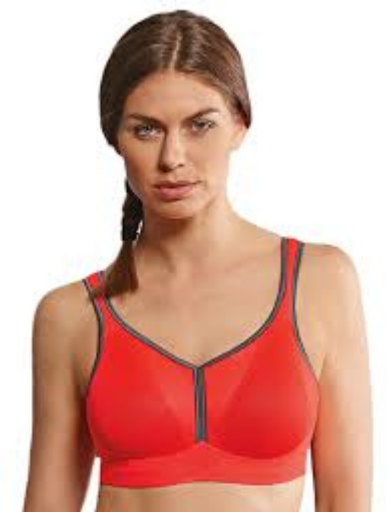 Anita Active Air Control Wirefree Padded Sports Bra Coral/Anthracite