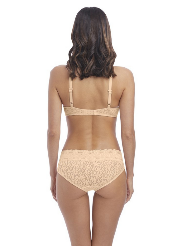 Wacoal Halo Lace Moulded Underwire Bra, Nude