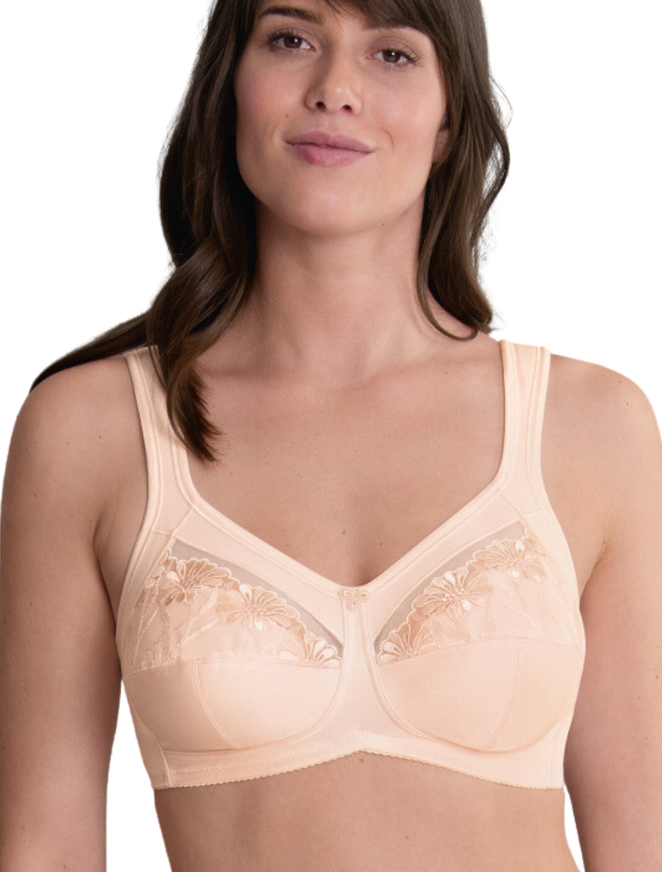 Anita Women's Safina Non-Wired Support Bra - Embroidered Comfort Bra In Black - View #3