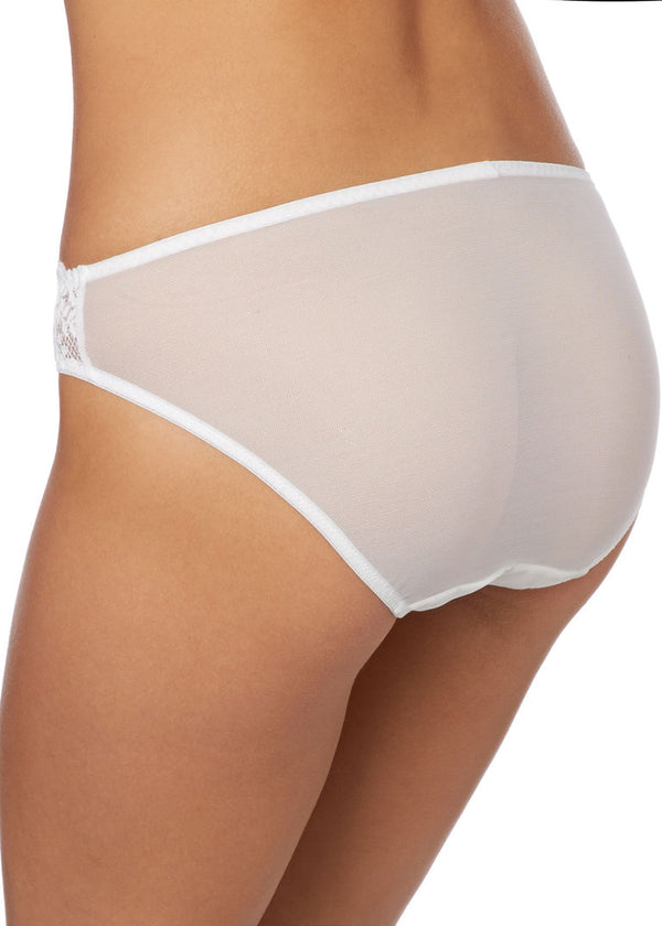 Braguitas de bikini de encaje Embrace de Wacoal, blanco delicioso