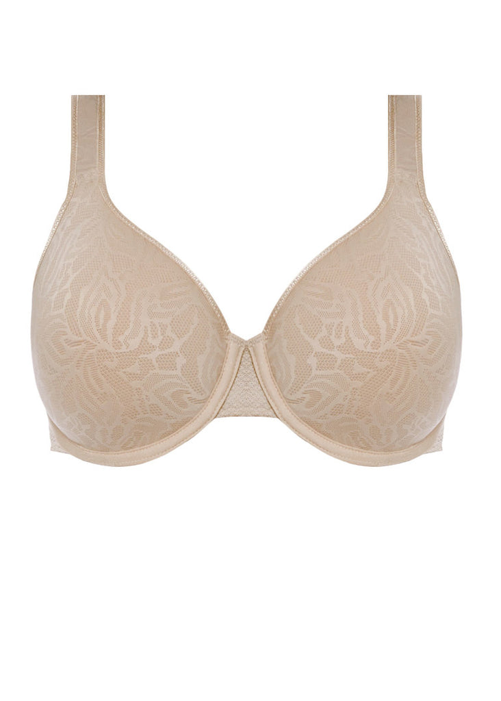 Reggiseno Con Ferretto Wacoal Taglie Forti: 40DD, Color Sabbia, Fresco E Confortevole!