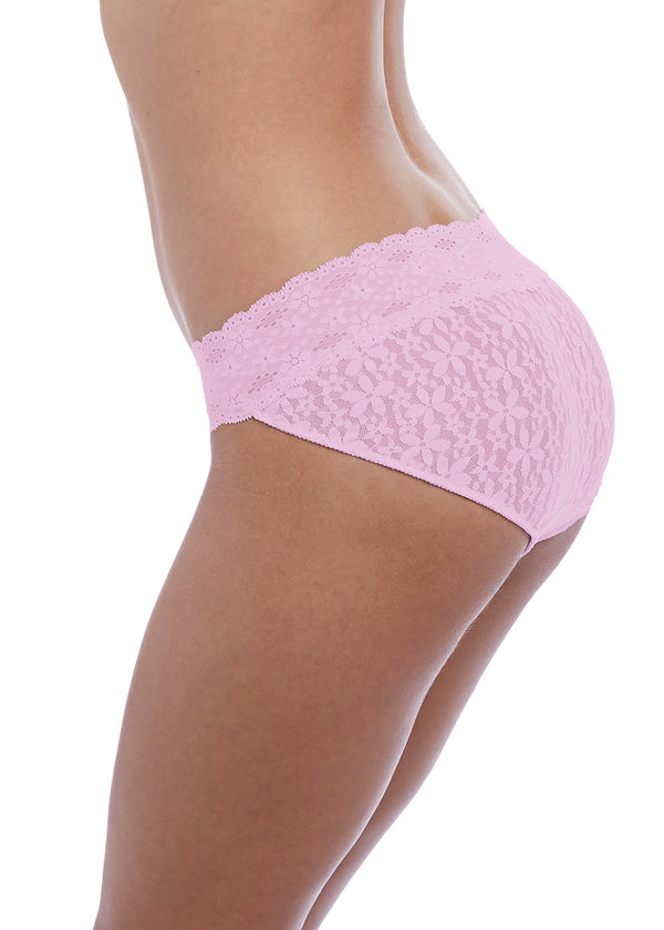 Wacoal Halo Lace Bikini Panties, Sweet Pink
