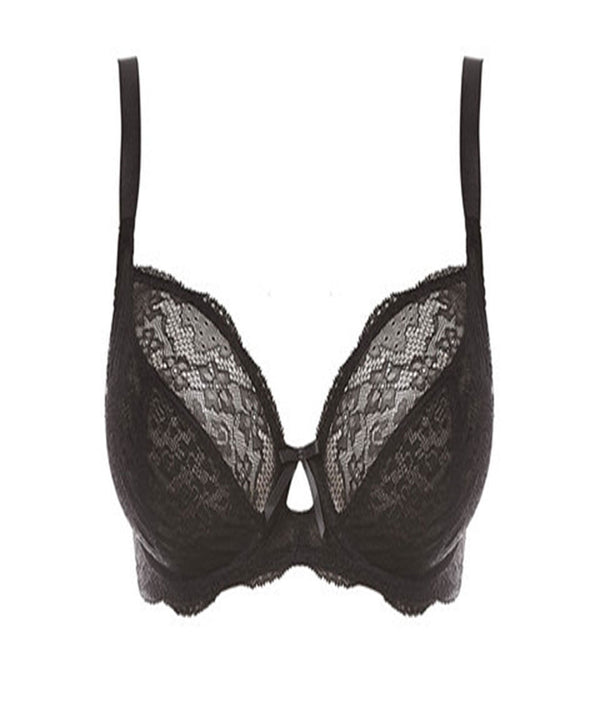 Freya Fancies Underwire Plunge Bra in Black