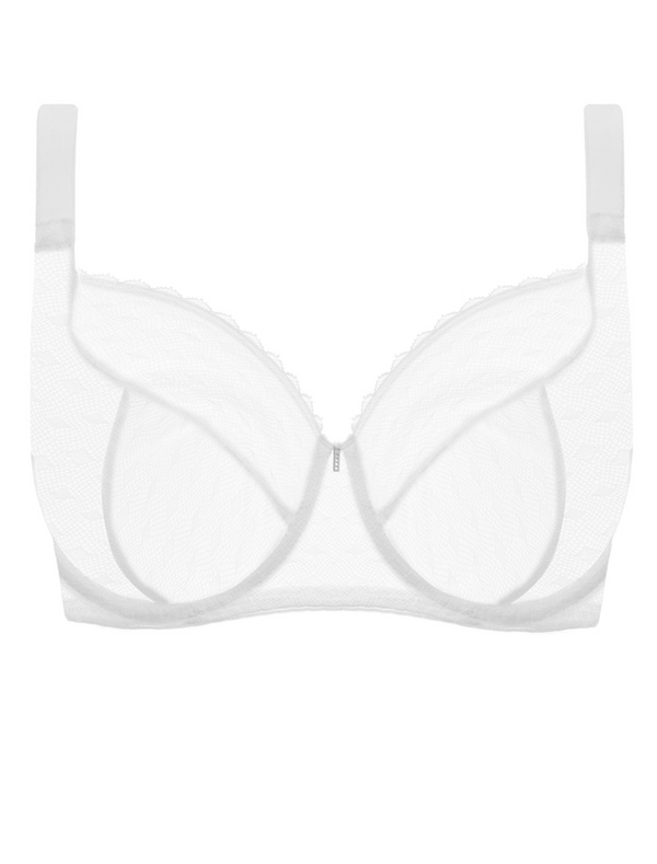 Freya Signature UW Balcony Bra, White | K Cup Bra in White