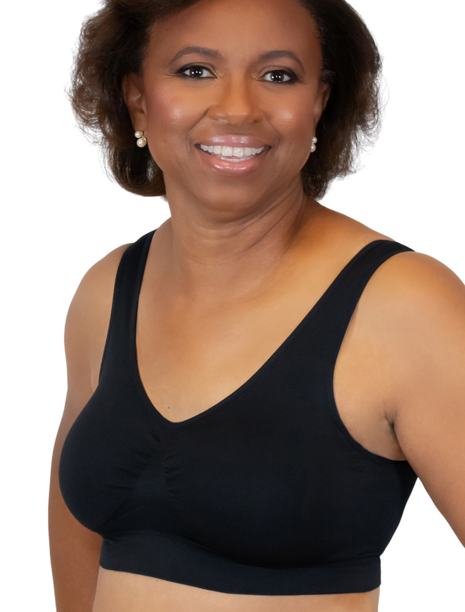American Breast Care 136 Comfy Classic Bra, Black | Black ABC Comfy Cl ...
