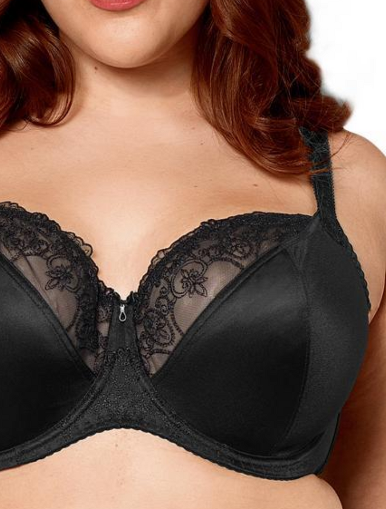 Fit Fully Yours Veronica Multi-Part Full Coverage Bra, Black