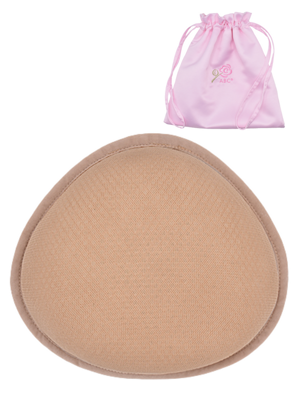 American Breast Care Active Form | Lightweight Active Form Beige | Beige Swim Breast Form