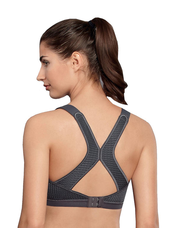 Anita Active Dynamix Star Max Support Sports Bra, Heather Grey