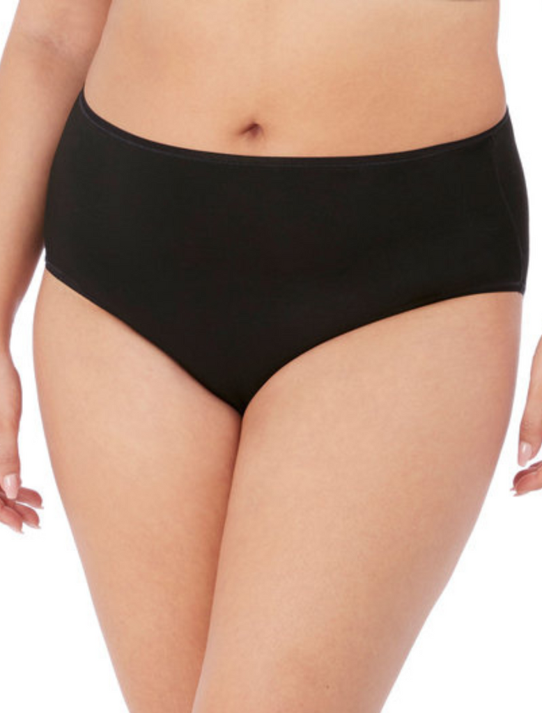 Calzoncillo completo liso Elomi, negro