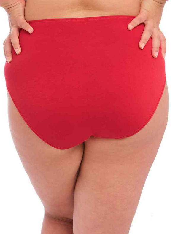 Calzoncillo completo liso Elomi, rojo alto