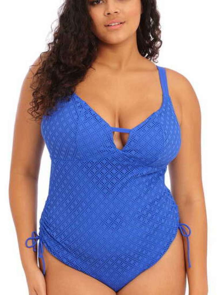 Elomi Bazaruto Swimsuit Non Wired Full Cup One Piece, Sapphire Blue | Sapphire Blue Elomi Swimsuits