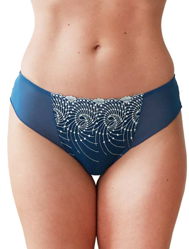 Fit Fully Yours Nicole Tanga Panty, Sailor Blue