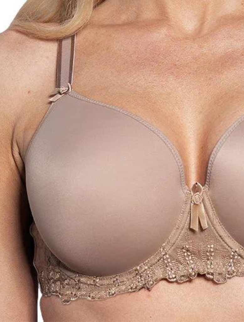 Fit Fully Yours Elise Molded Underwire Bra, Mocca