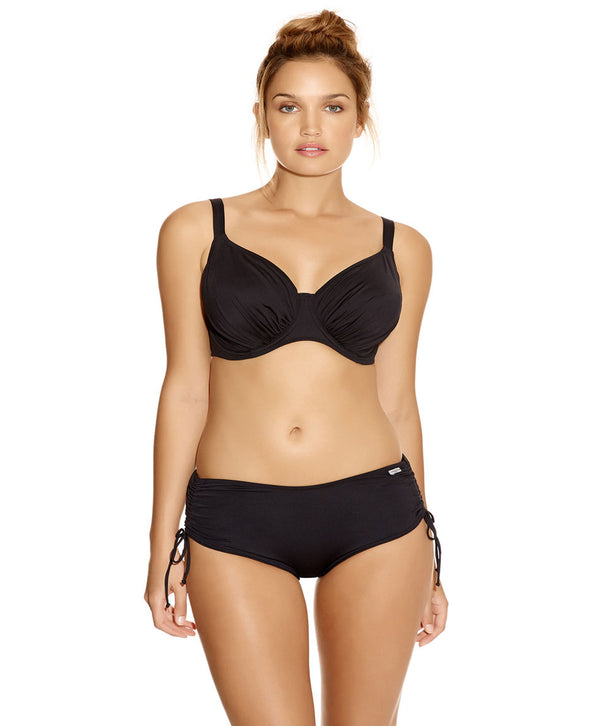 Fantasie Versailles Underwire Gathered Full Cup Bikini Top, Black