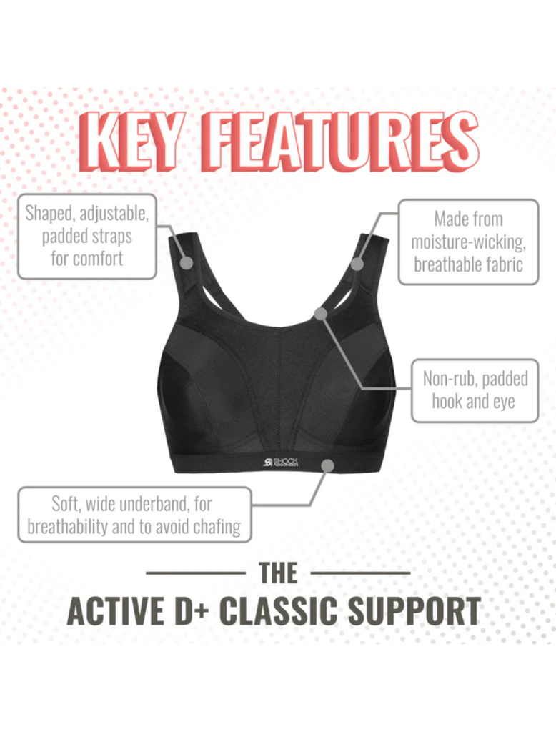 High Impact Crossback Sports Bra, Max Support